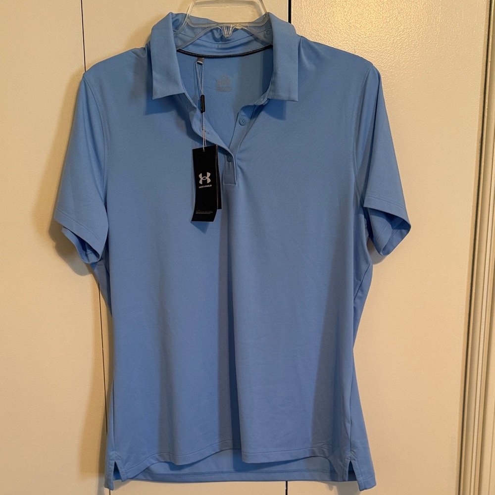 Under Armour Men's Light Blue Polo Shirt